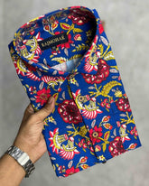 Floral Print Shirt - Jaipuri Crown